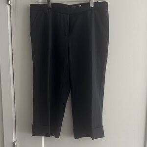 Black Cropped Pants